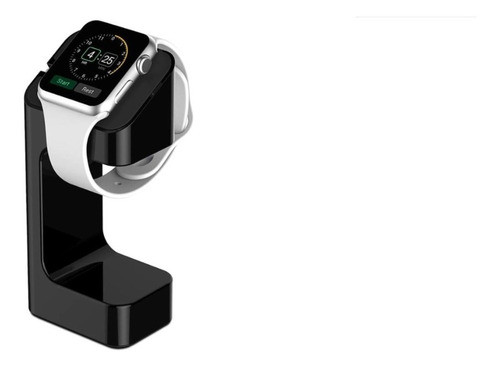 Soporte Base Estación De Carga Para Apple Watch. Color Negro 0