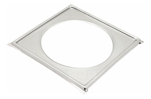 Porta Ralo Click 15x15 Suporte Cromado Inox 430 Preco 0