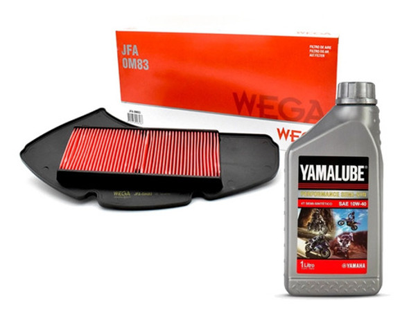 Kit Service Yamaha N Max 155 Yamalube + Wega Ryd 0