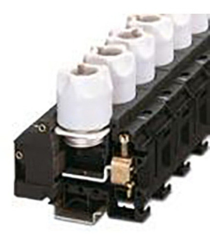 Base Portafusible Diazed, Para Riel Din - 25 Amp Used 27 0