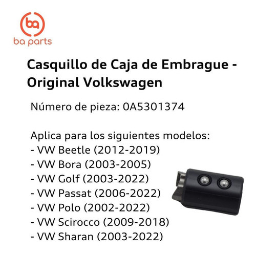 Casquillo De Caja De Embrague Vw Beetle Bora Golf 1