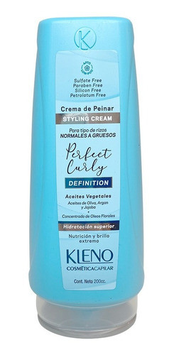 Styling Cream Crema De Peinar Perfect Curl - Kleno X 200 Cc 0