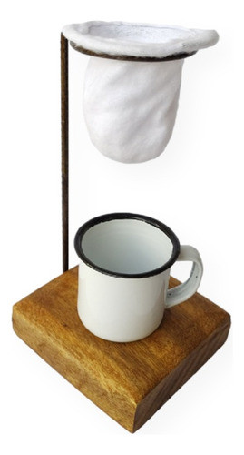 Kit Passador Coador Individual Expresso Cafeteira Com Caneca 0