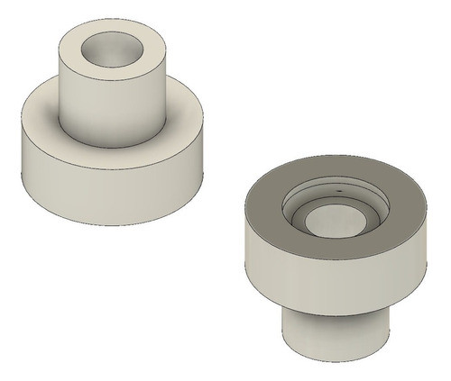 30 Deslizadores - Patín De Puertas Plegadizas Pvc S/tornillo 0