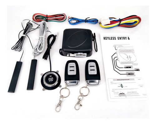 . Interruptor De Entrada Sem Chave Do Motor Do Carro 9pcs 0