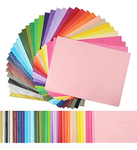 Simetufy 360 Hojas 36 Papel De Seda Multicolor Papel De Rega 0