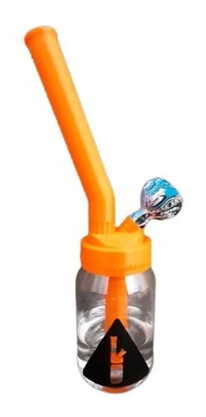 Wannabong - Bongs Personalizables -  Naranja Fluo Curve 0