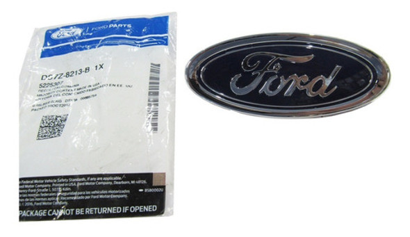 Ovalo Emblema Tapa Baul Ford Fiesta 2013/2017 Original 0