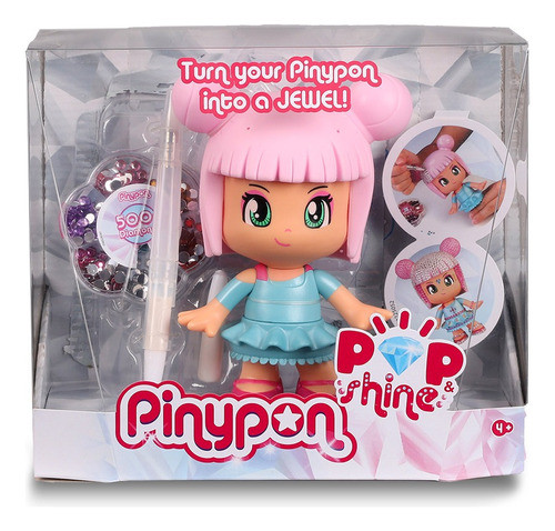 Pinypon Pop Shine Figura 17cm Y Accesorios Original Pny57000 0