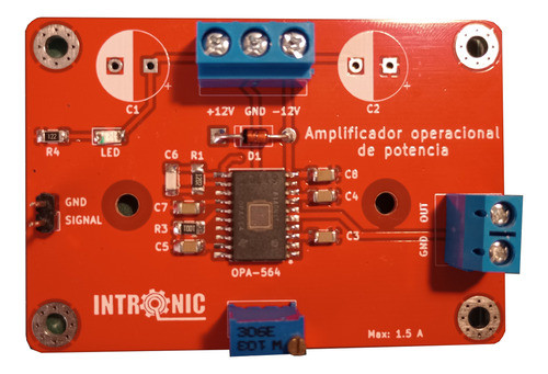 Opa 564 17 Mhz 1.5a Amplificador Operacional De Potencia 0