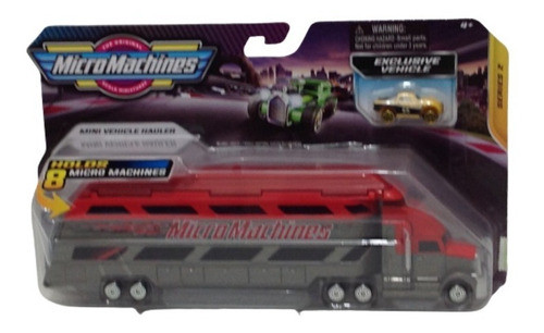 Micro Machines Hauler (transportador) Rojo- S2-original 0