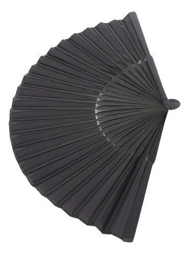 Ventilador Dobrável Preto, 3 Peças De Bambu Portátil De Esti 1
