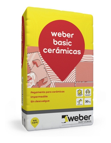 Weber Basic Para Cerámicos 30 Kg Gris 0