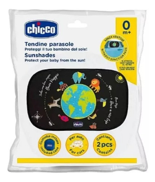 Parasol Chicco Para Auto Por Estatica + Bolsita De Viaje 1