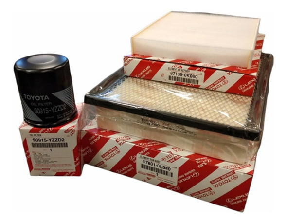 Kit Filtros Originales Toyota Hilux/sw4 2016/21 0