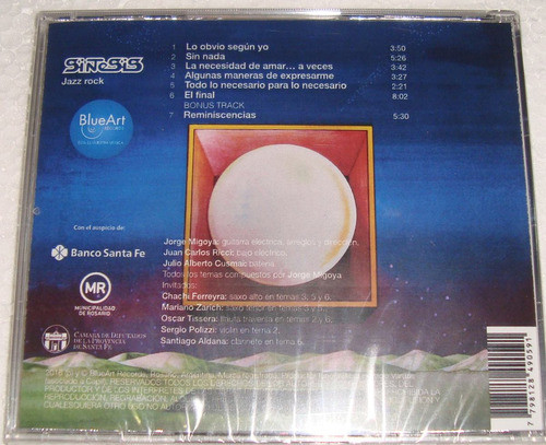 Sintesis Jazz Rock Remasterizado Cd Sellado / Kktus 1