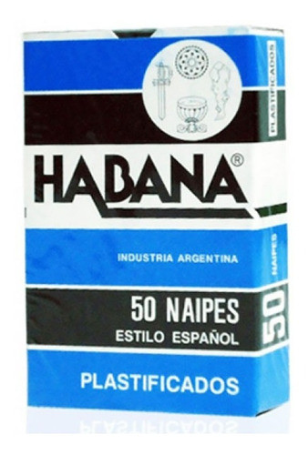 Cartas Españolas 50 Naipes Habana Plastificado X 6 Unidades 0