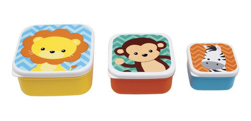 Kit 3 Potinhos Animal Fun - Buba 1