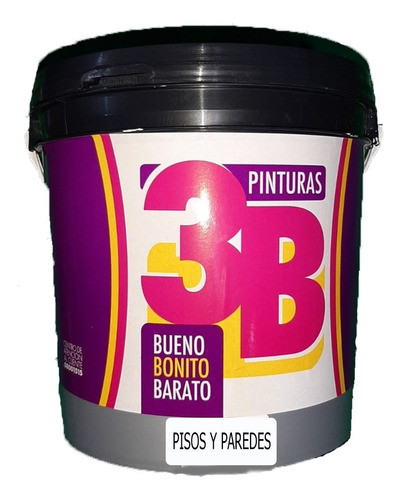 Pintura Pisos Y Paredes Color Amarillo 3.6lts - Aym 0