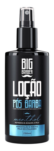 Loção Pós Barba Big Barber 250ml Menthol Caixa Com 3 Unidade 1