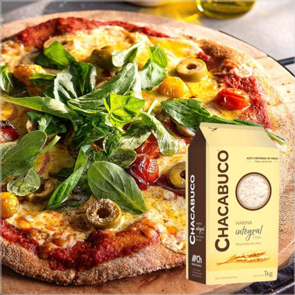 Harina Integral Fina Chacabuco 1kg Pack 5 Unidades 1