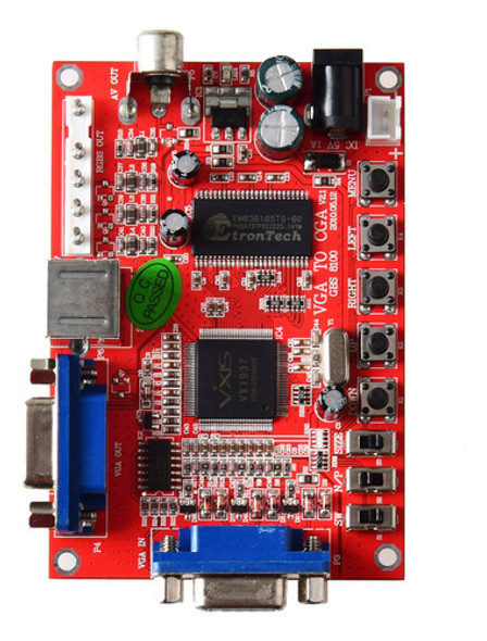 Mcbazel Arcade Game Vga To Cga Rgbs Cvbs S-video Video Conve 1