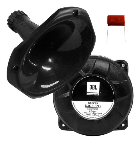 Driver Jbl Selenium D260 Pro 150w + Capacitor + Corneta P 1