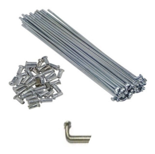 Jgo Rayos  Rueda Motos  125 X 4 Mm 36uni 110cc Trasera 0