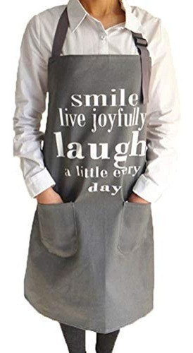 Delantales Para Mujeres Hombres Cocina Chef 2 Bolsillos Corb 0