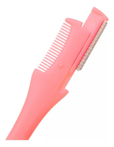 Perfilador Para Cejas Corazón C/espejito Rosa Violeta 1