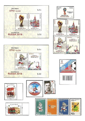 # Mcn # Lote Temático - Copa Do Mundo De Futebol 2018 1