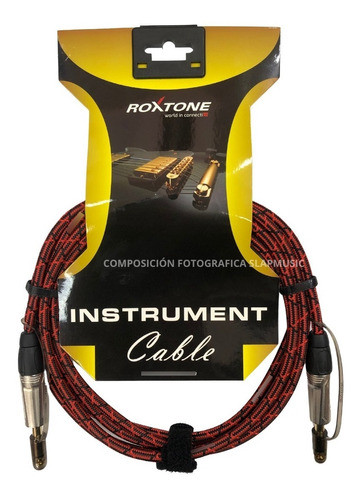 Cable Roxtone Plug-plug Mallado Tgjj300l6 Textil 6 Mts 0