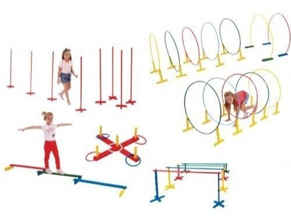 Kit Linha Movimento Corporal Ginástica Atividades 62 Peças 1