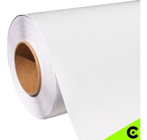 Vinilo Microperforado Blanco Rollo 1.37 Mt X 1.00 Mts 0