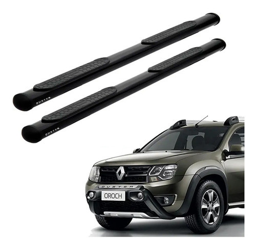 Estribo Solar Oval Preto Duster Oroch 2016 A 2023 0