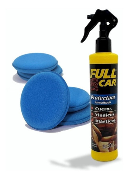 Protectant Hidratador Cuero Plástico + 5 Aplicador Full Car 0