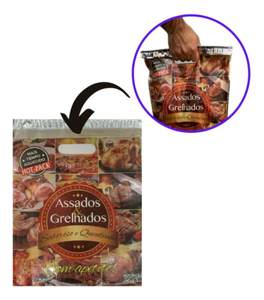 Embalagem Térmica Delivery Frango Assados E Grelhados 100un 0 Embalagem Térmica Delivery Frango Assados E Grelhados 100un 0