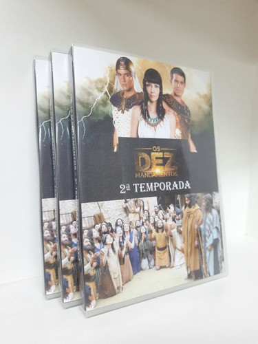 Box Novela Os Dez Mandamentos 1ª + 2ª Temporada - 57 Dvds 0