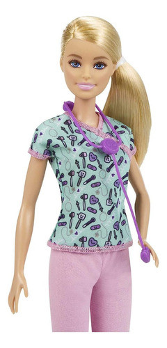 Muñeca Barbie Profesión Quiero Ser! Enfermera Mattel -lanús 1