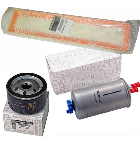 Kit Filtros Renault Sandero K9k 1.5 Dci Desde 2008 Original 0