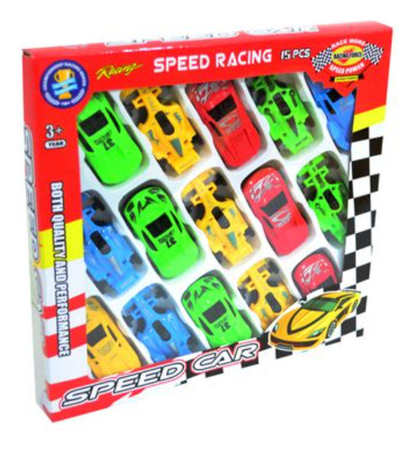 Auto 6cm X15 Unidades En Caja 22x21.5cm - 50132 0