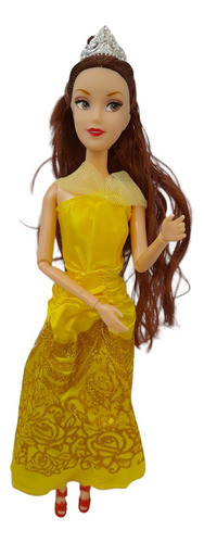 Muñeca De 30cm (bella Y La Bestia  Con Un Super Vestido. 0