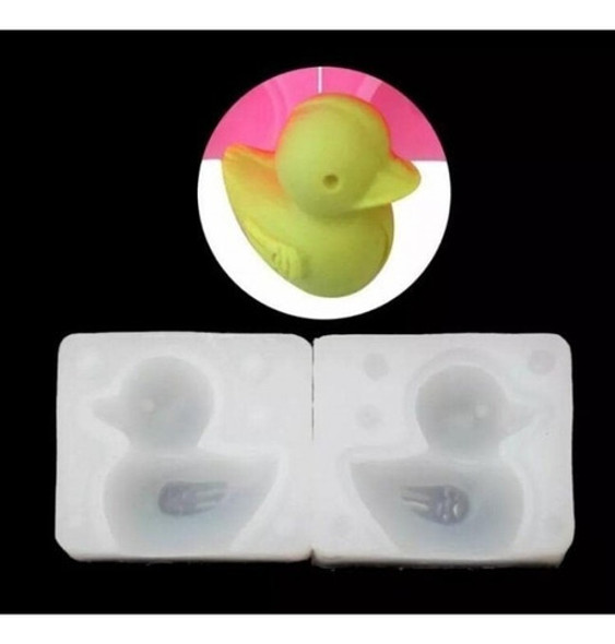 Molde De Silicone Patinho De Borracha Para Decorar Pato 1
