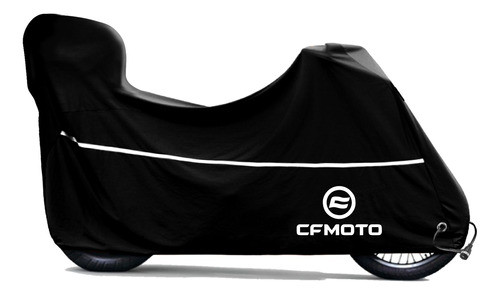 Funda Cubre Moto Cf Moto Mt 650 Gt Con Top Case Afelpado ! 0