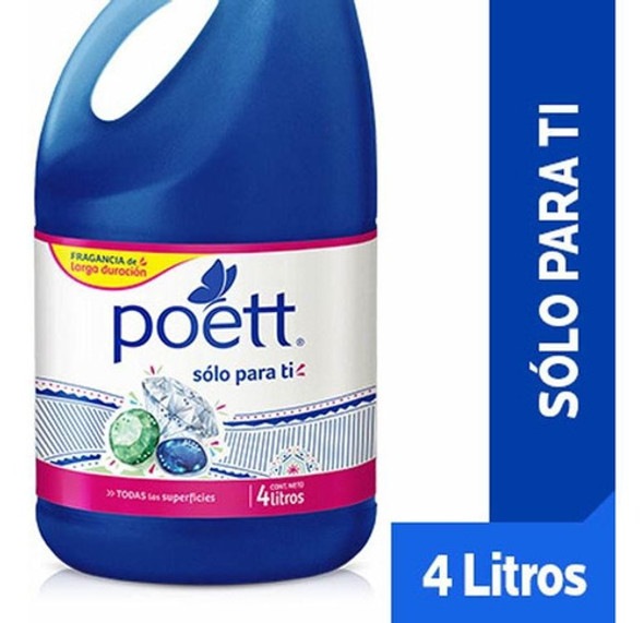 Pack X 3 Unid Limpiador  Solo Ti 4 Lt Poett Limpiadores P/p 0