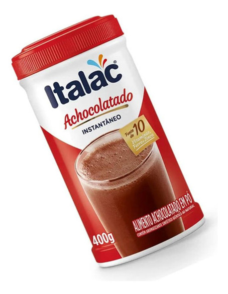 Achocolatado Em Pó Italac 400gr - Kit Com 4 1
