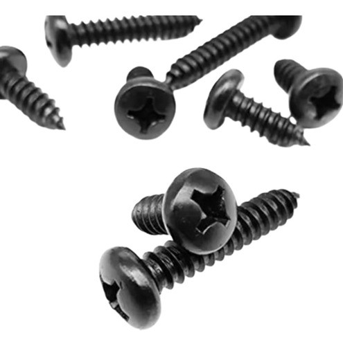 Parafuso Phillips Cabeça Panela 3,9 X 13 Preto - 100 Peças 0
