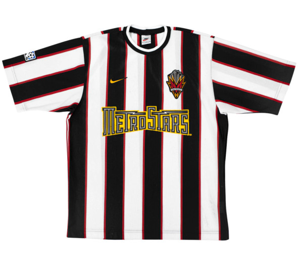 New York MetroStars 1997 Away Jersey – Nike – Size M – Rare MLS Classic