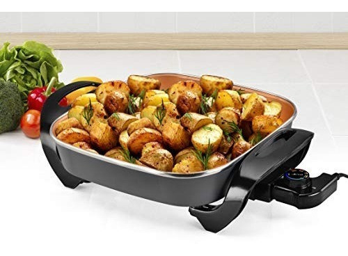 Sartén Eléctrica Gotham Steel Con Recubrimiento De Cobre &qu 1