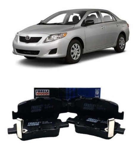 Pastilha De Freio Traseira Toyota Corolla 2008 A 2014 Frasle 1